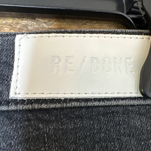 RE/DONE 70's Crop Boot Jeans in Stoned Noir Size 29 NWT - Picture 8 of 13